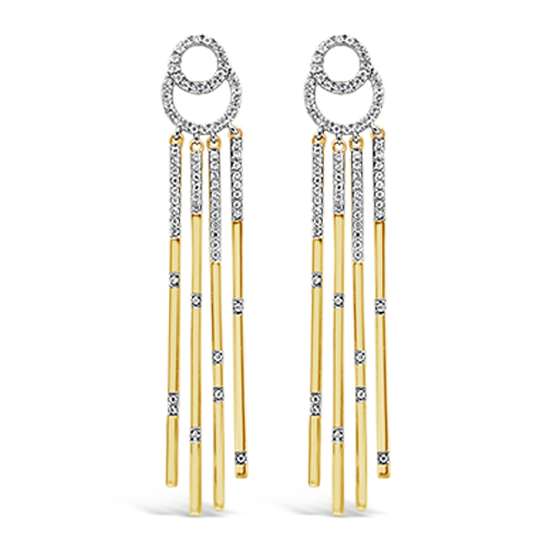 Diamond Dangle Earrings