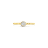 Yellow Gold & Diamond Stackable Ring