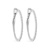 Diamond Hoop Earrings