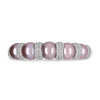 Pink Pearl & Diamond Cuff Bracelet