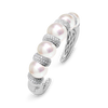 South Sea Pearl & Diamond Cuff Bracelet