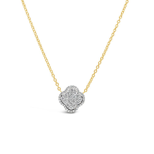 Diamond Clover Pendant