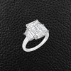 Three Diamond Engagement Ring