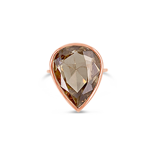 Fancy Deep Brown Diamond Ring