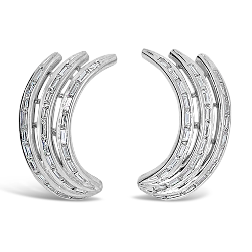 Diamond Climber Style Earrings