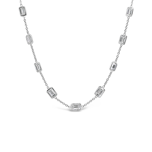 Yard of diamonds necklace deals