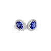 Double Tanzanite & Diamond Ring