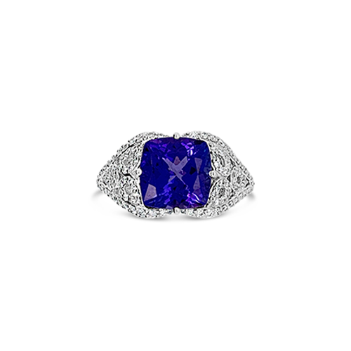 Tanzanite & Diamond Ring