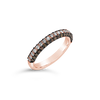 Brown & White Diamond Ring