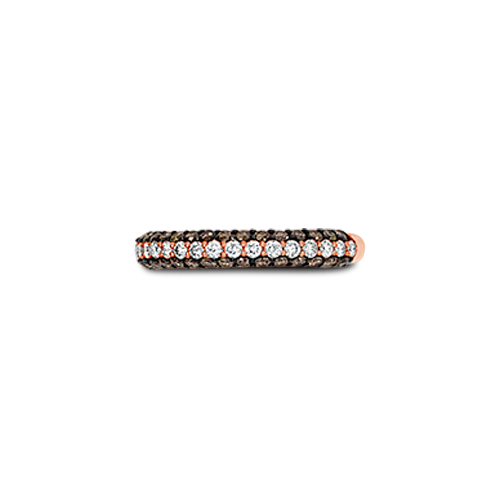 Brown & White Diamond Ring