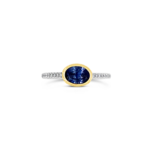 Sapphire & Diamond Ring