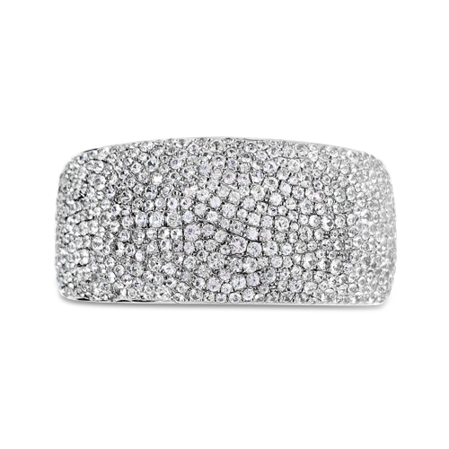 White Sapphire Bangle Bracelet