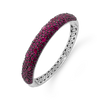 Ruby Bangle Bracelet