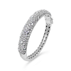 White Sapphire Bangle Bracelet