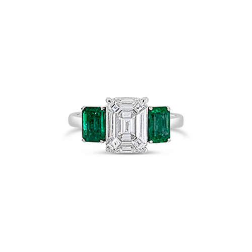 Emerald & Diamond Ring