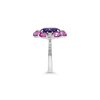 Tanzanite, Diamond & Pink Sapphire Ring