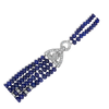 Sapphire Bead Cartier Estate Necklace