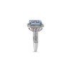 Aquamarine & Diamond Ring