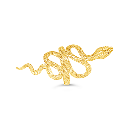 Gold Estate Snake Bracelet