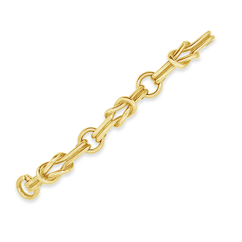 Gold Knot Estate Bracelet