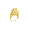 Gold Octopus Ring with Ruby Eyes