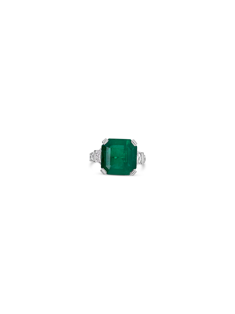 Emerald & Diamond Ring