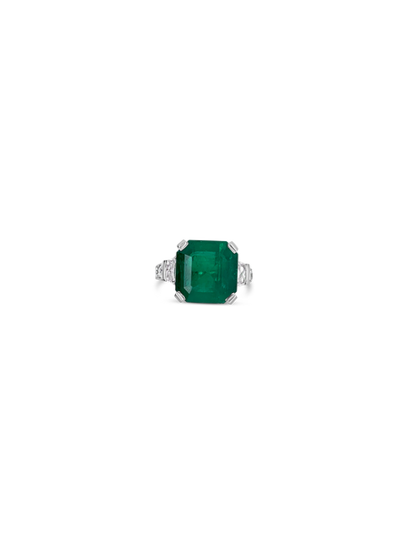 Emerald & Diamond Ring