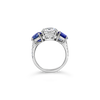 Sapphire & Diamond Engagement Ring