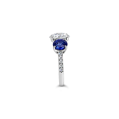Sapphire & Diamond Engagement Ring – CRAIGER DRAKE DESIGNS®