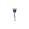 Sapphire & Diamond Engagement Ring