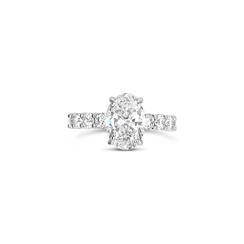 Oval Diamond Engagement Ring