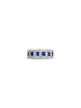 Sapphire & Diamond Estate Band Ring