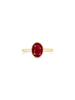 Oval Ruby Ring