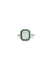 Tsavorite & Diamond Ring