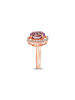 Kunzite & Diamond Ring