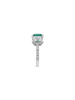 Emerald & Diamond Three Stone Ring