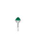 Sugarloaf Emerald & Diamond Ring