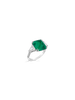 Sugarloaf Emerald & Diamond Ring