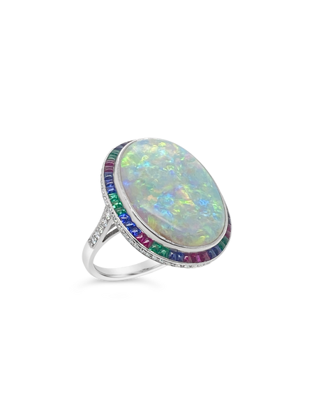 Statement Opal Ring