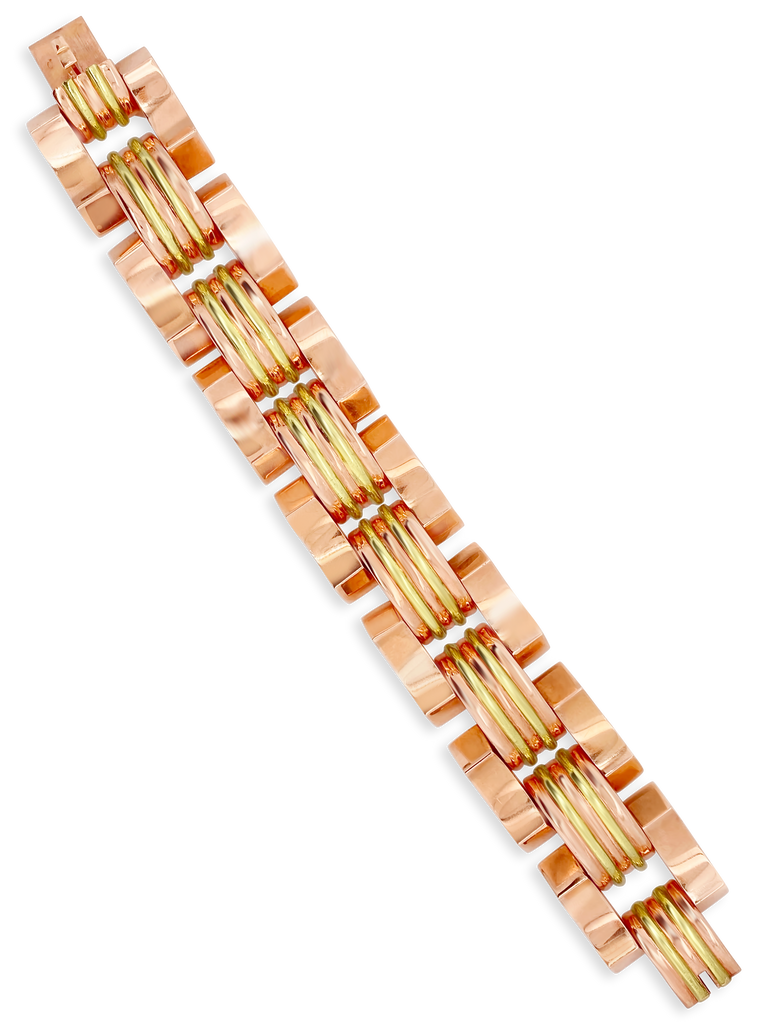 Rose & Green Gold Retro Bracelet