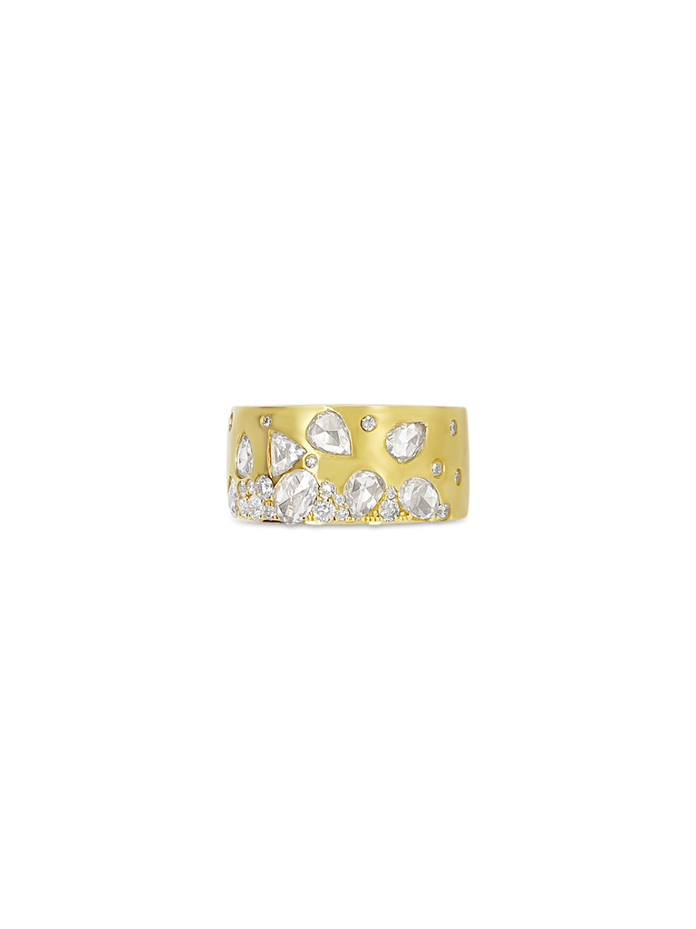 Multi-shape Diamond Band Ring