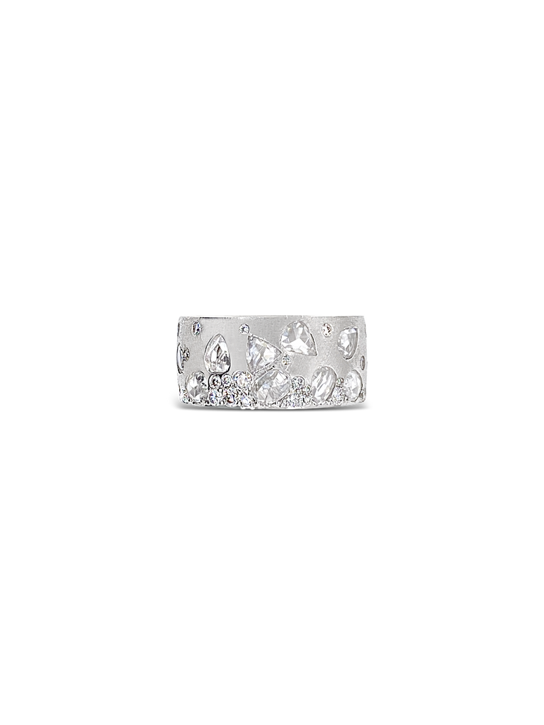 Multi-shape Diamond Band Ring