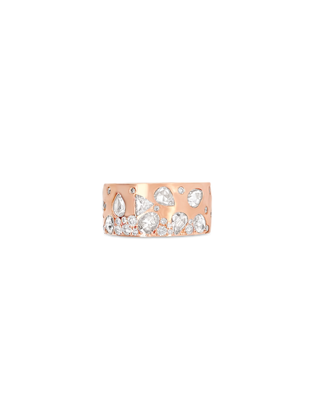 Multi-shape Diamond Band Style Ring