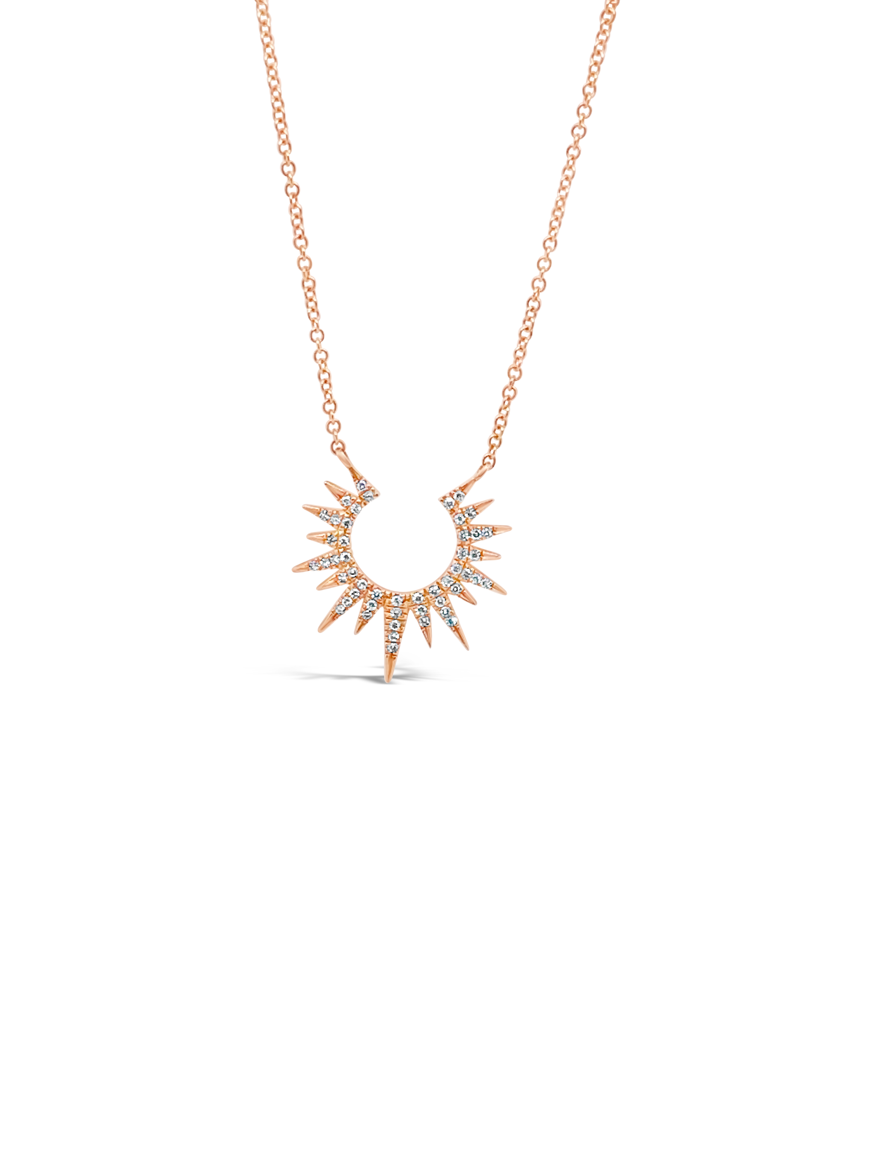 Diamond Sunburst Necklace CRAIGER DRAKE DESIGNS