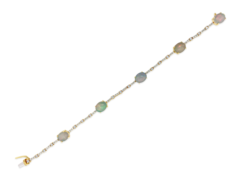 Opal & Diamond Bracelet