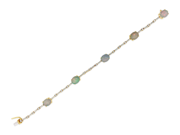 Opal & Diamond Bracelet