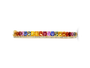 Rainbow Sapphire & Diamond Bangle Bracelet