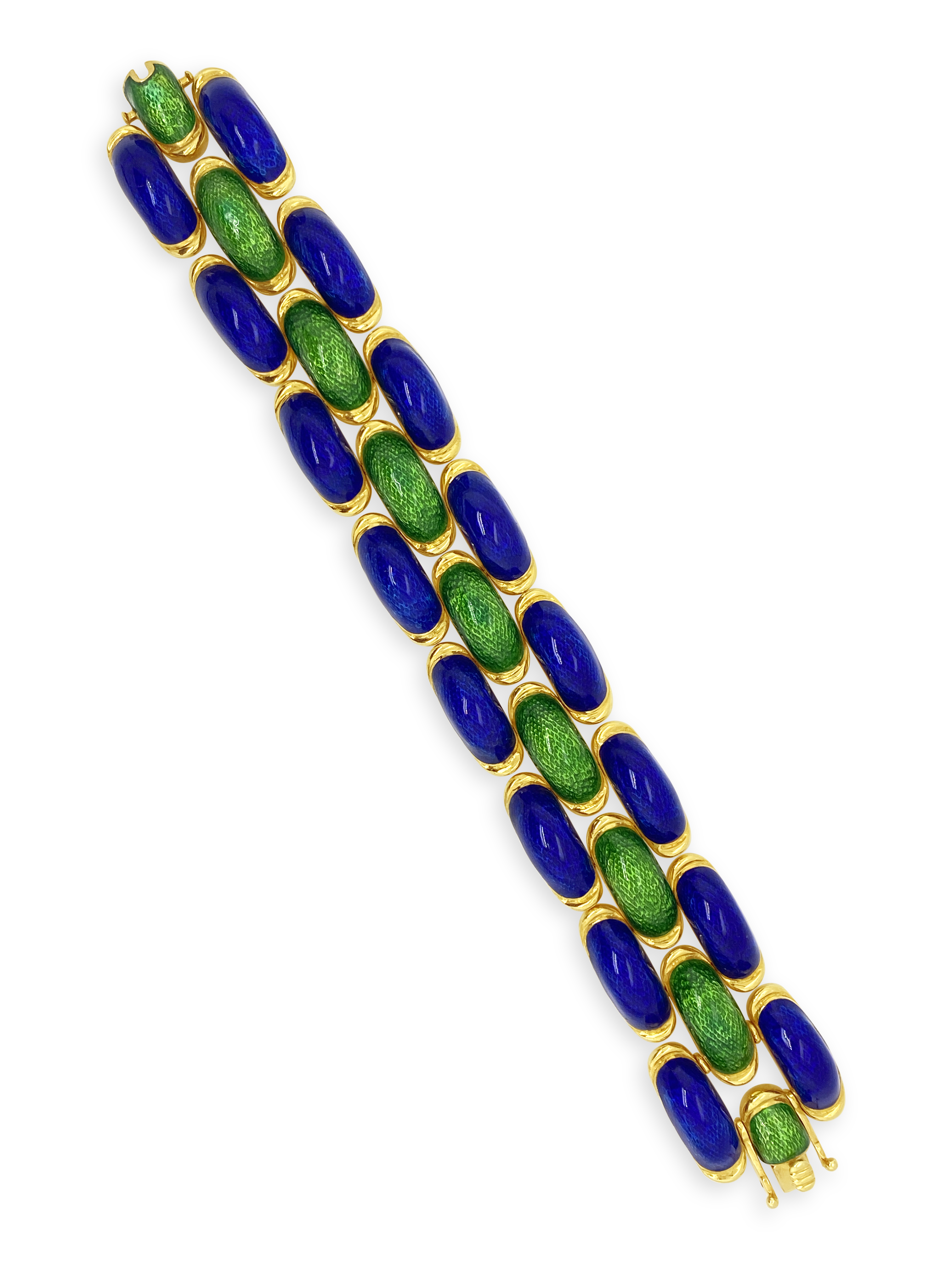 Schlumberger sales enamel bracelets