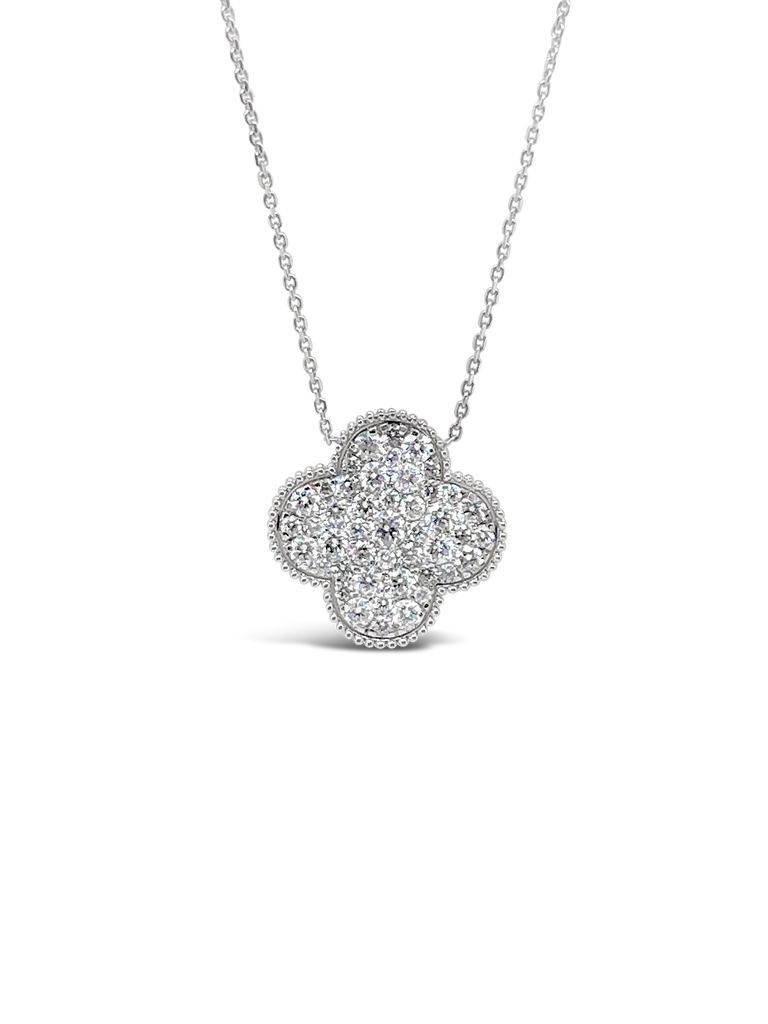 Diamond Clover Pendant