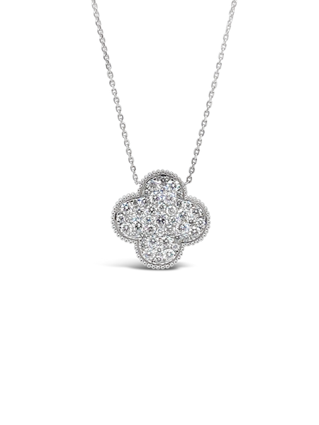 Diamond Clover Pendant